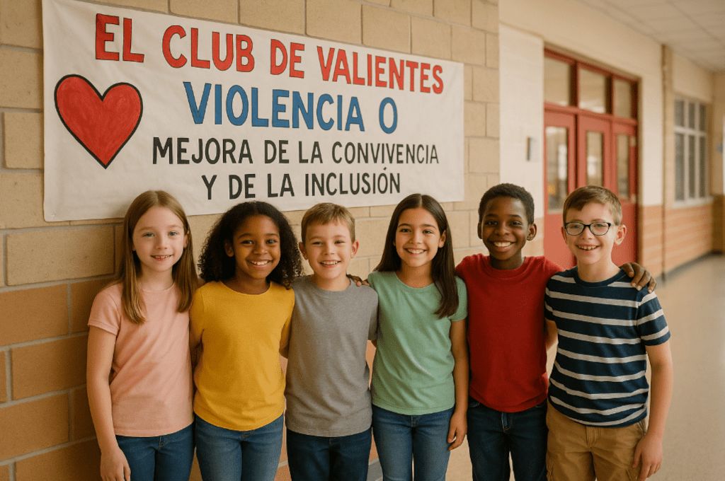 Club de Valientes Violencia 0, mejora de la convivencia y de la inclusión
✍️ M. Luisa Jaussi

¿Te lo perdiste?
buff.ly/uuXZcPV
No se trata de aislar personas, práctica muy habitual en muchos centros educativos y totalmente rechazada por quienes aplican el club...