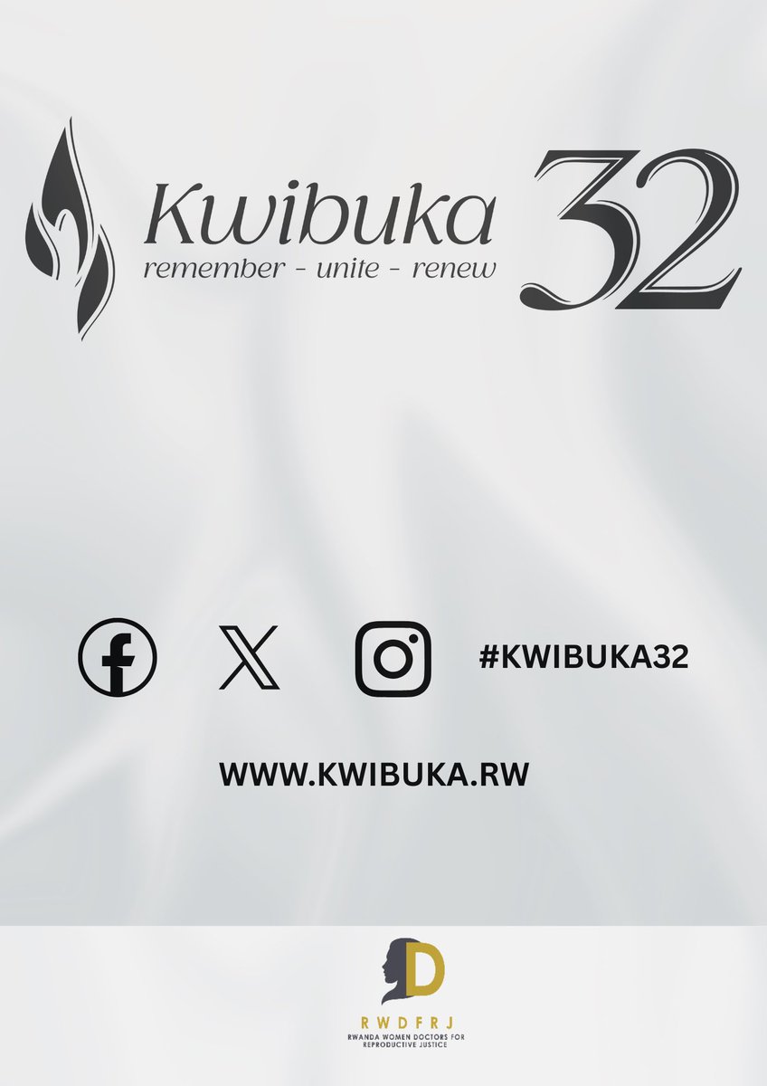 doctors_women's tweet photo. Today, @doctors_women joins Rwandans and the world in solemn remembrance of the 1994 Genocide against the Tutsi in Rwanda.

We honor the lives lost, stand in solidarity with survivors, and reaffirm our shared commitment to remembrance, unity, and resilience.

Let us remember, unite and renew.

#Kwibuka32