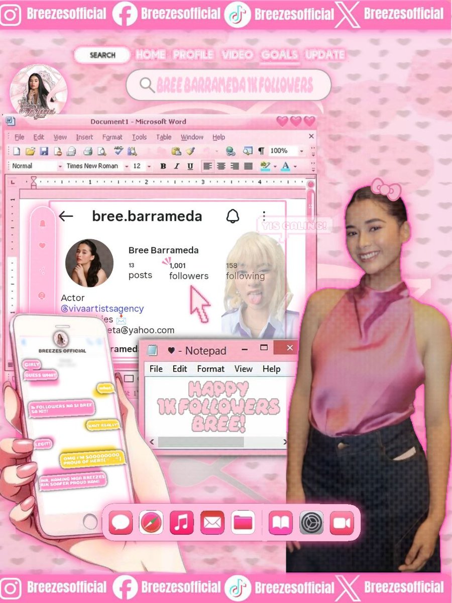 BreezesOfc's tweet photo. ANOTHER MILESTONE UNLOCKED!

CONGRATULATIONS, BREE! You’ve reached 1K followers on your IG! 📸

This is just the beginning—more milestones, growth, and blessings to come! 🌟

Breebies, thank you so much for continuously supporting Bree! 
#Breebies #BreeBarrameda #BreezesOfficial https://t.co/1nwdBz7trr