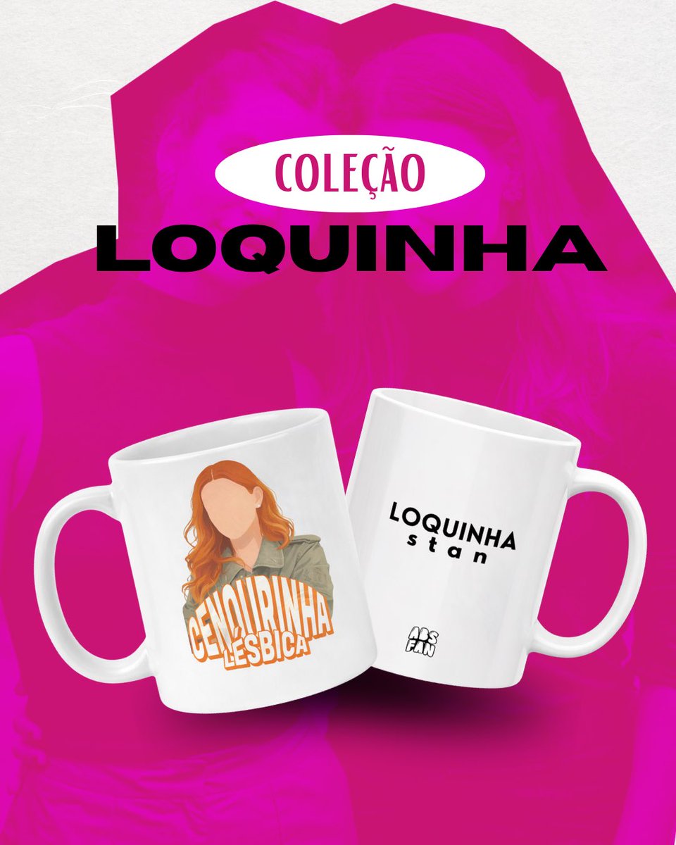 Absfanstore's tweet photo. NOSSAS CANECAS DE #LOQUINHA 🥹💖
chama a gente lá no insta pra pedir a sua!
#loquinha #novelas #canecas https://t.co/DRu97HTIvi