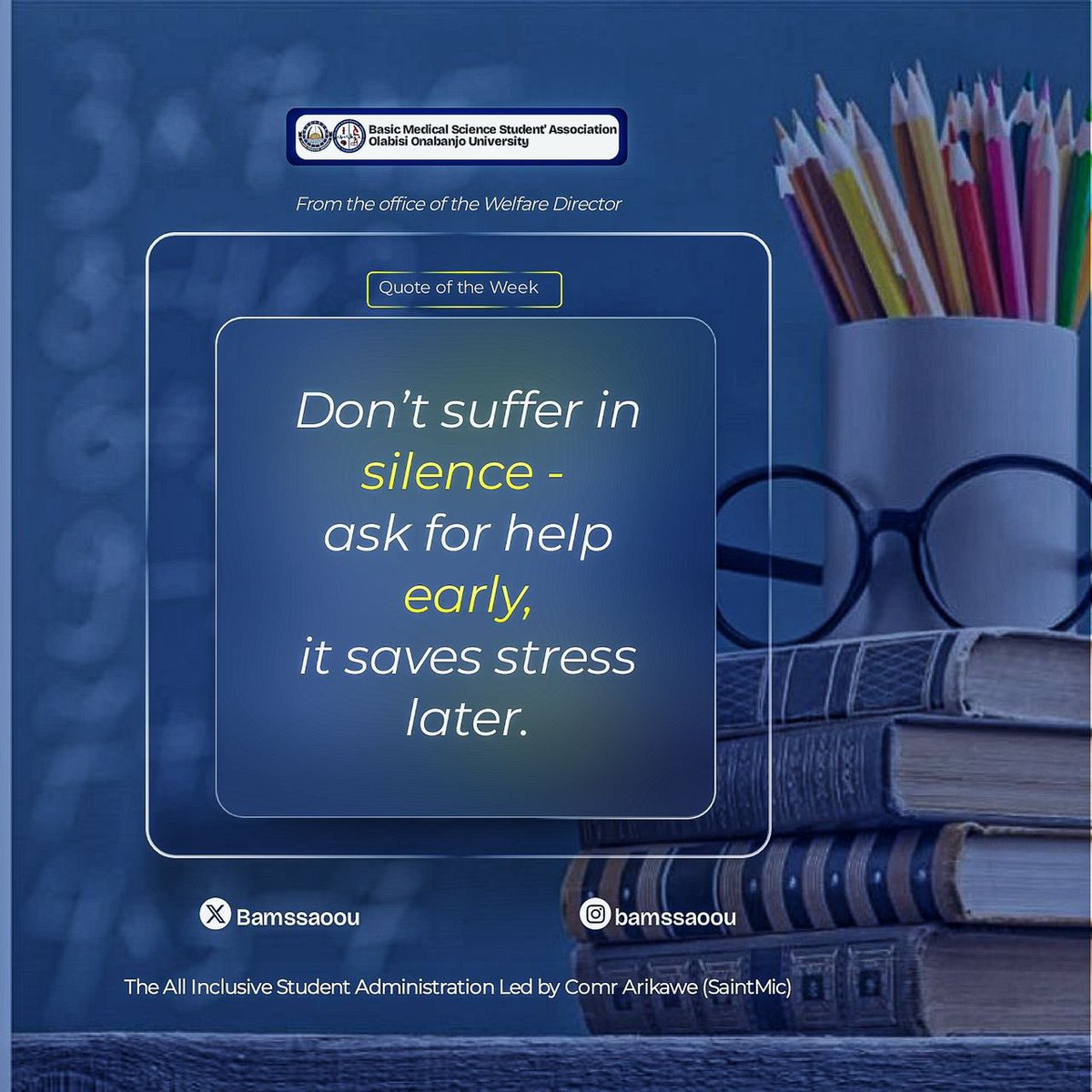 BAMSSA OOU tweet media