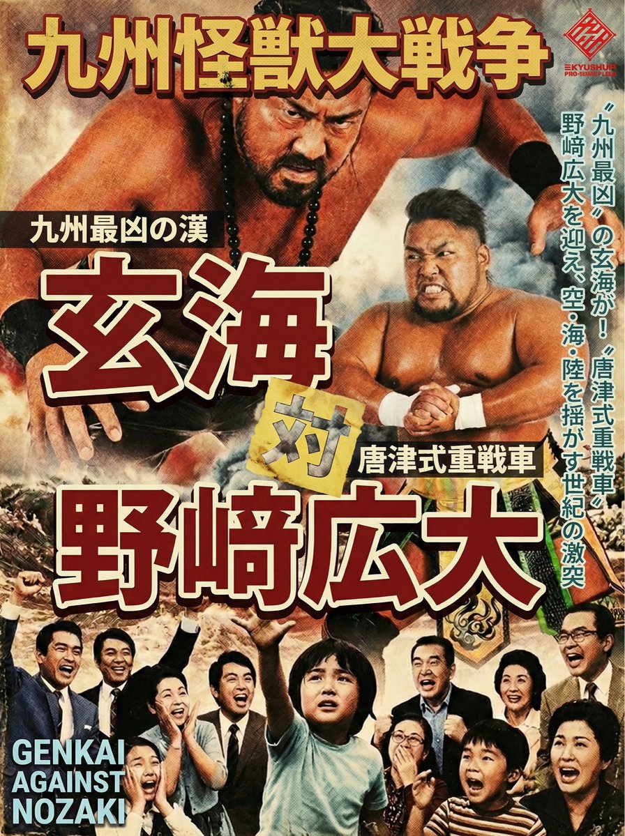 【公式】九州プロレス tweet media
