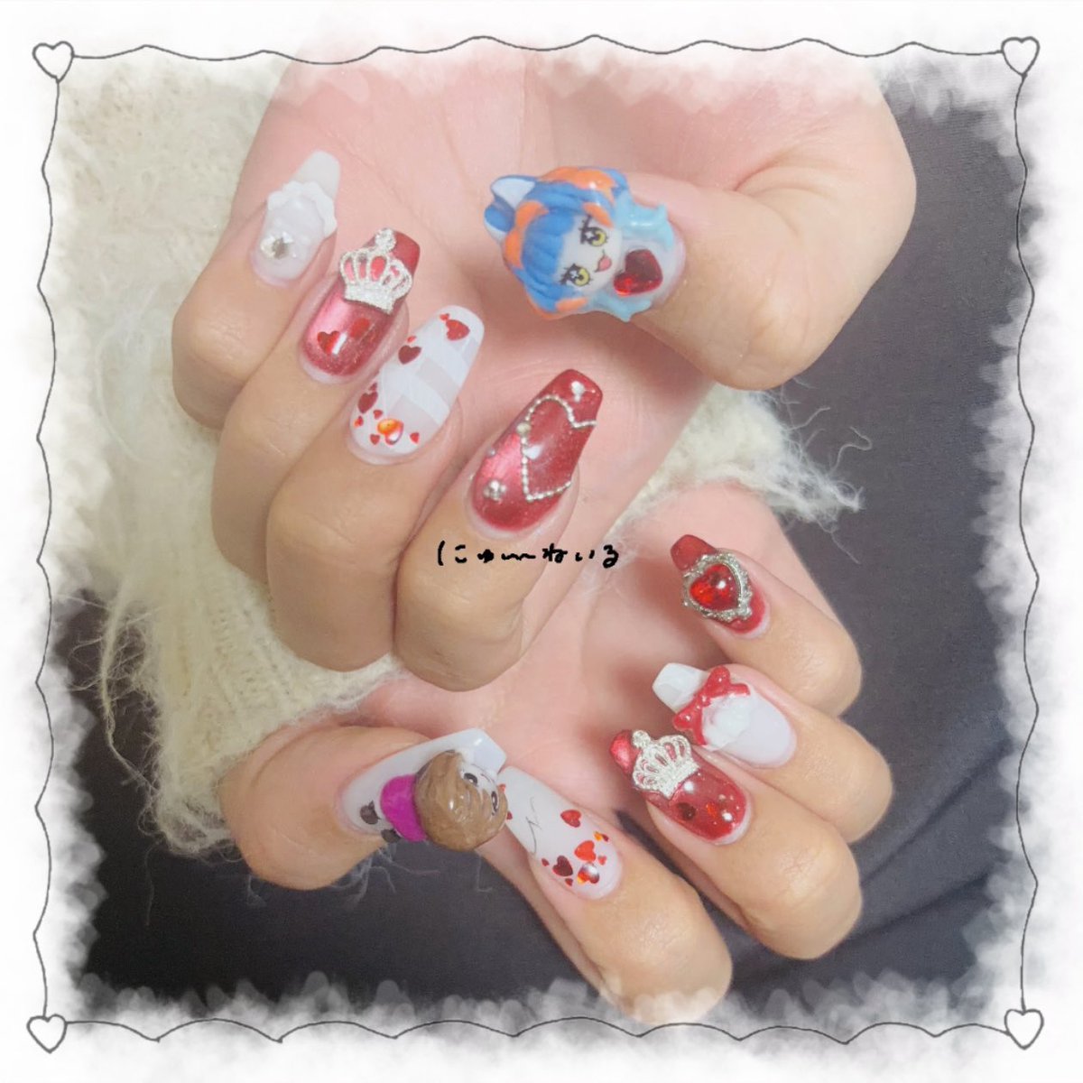 sakyaxx's tweet photo. ·̩͙ ₊ ᨦ 今年の生誕ネイル2026 ᨩ ໋₊ ·̩͙ https://t.co/C8k2CPo3f0