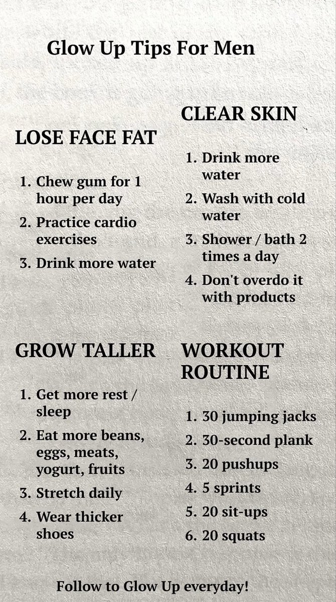 _FalconThoughts's tweet photo. Glow UP tips for men 😎 

Must read this 📷 https://t.co/mTtiJqK7ky