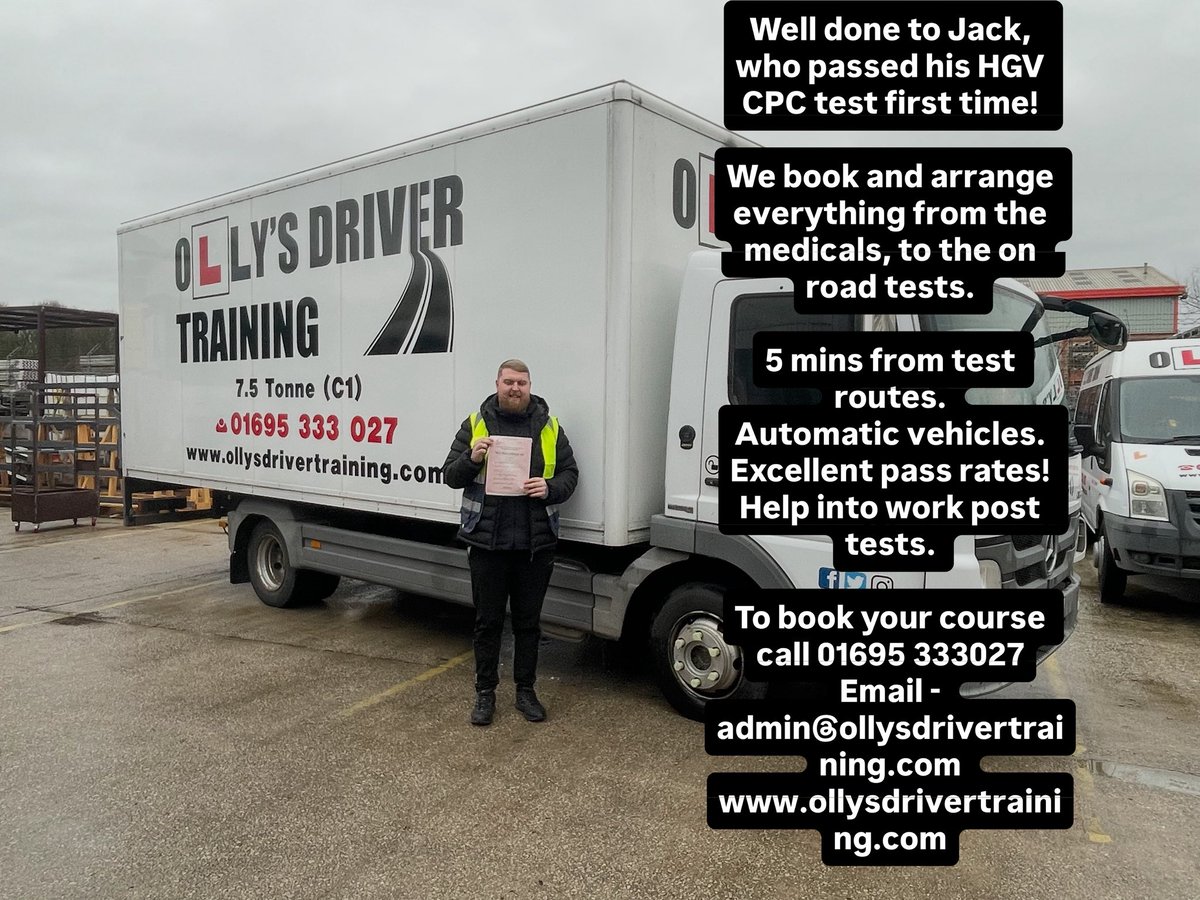 Olly's HGV & PCV Driver Training Ltd tweet media