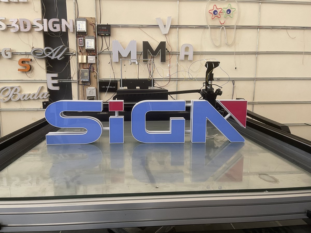 HuiqingQu's tweet photo. #3D #SIGN https://t.co/dHnmpYovDM