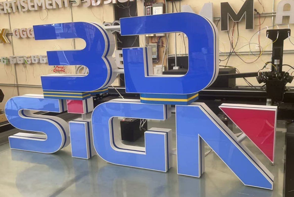 HuiqingQu's tweet photo. #3D #SIGN https://t.co/dHnmpYovDM