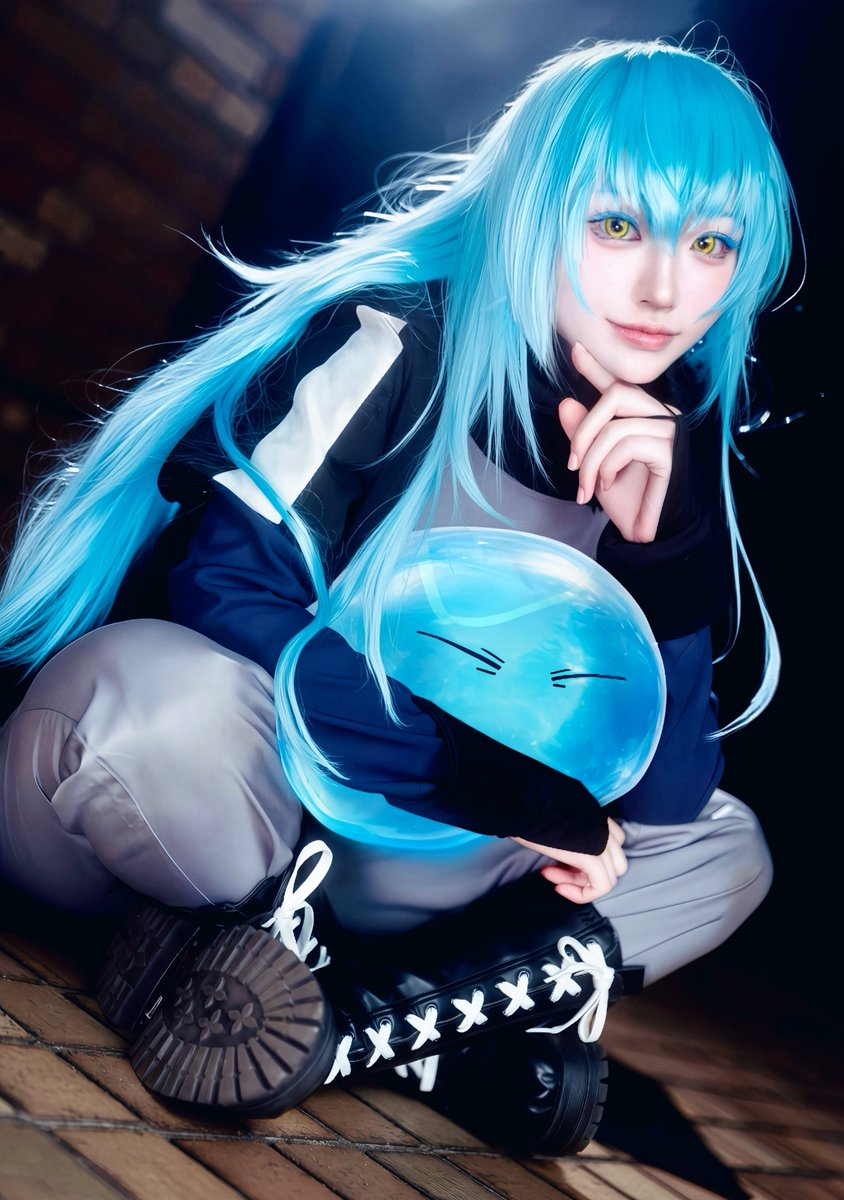 teyaeneRingo's tweet photo. Cosplay/悪いスライムじゃないよ！ https://t.co/K6QSp7XjWw