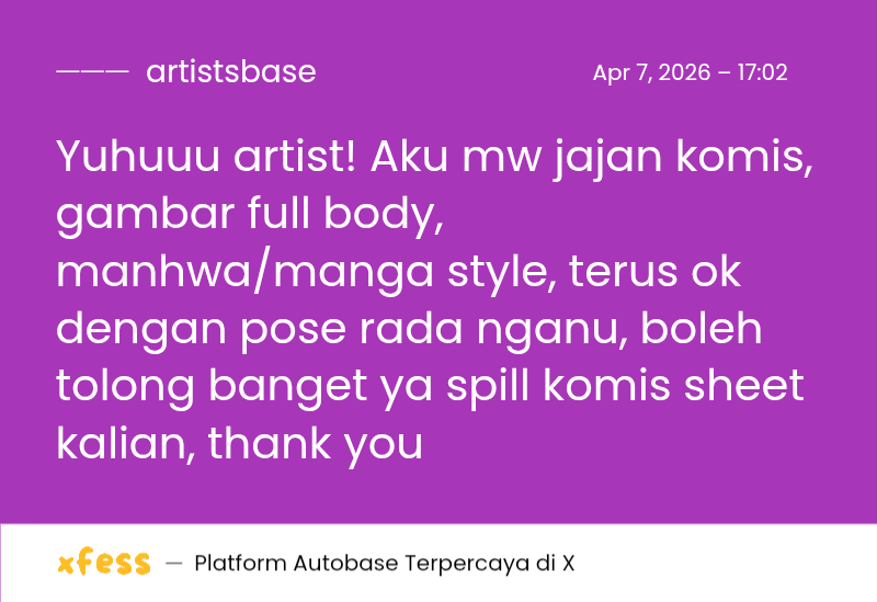 Artist’s Base tweet media