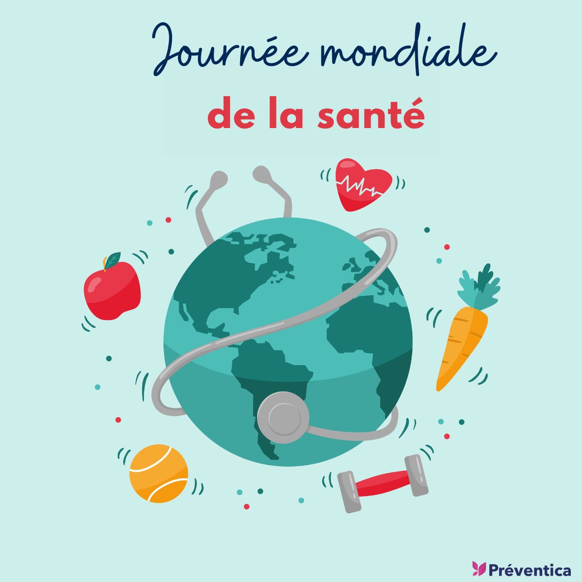 Preventica's tweet image. Journée mondiale de la #santé 2026 : Soutenir la science pour protéger la santé de tous !

Au #travail comme ailleurs, chaque geste compte pour préserver la santé et le bien‑être.

Investir dans la prévention et la #QVCT, c’est investir dans la performance durable de vos équipes.