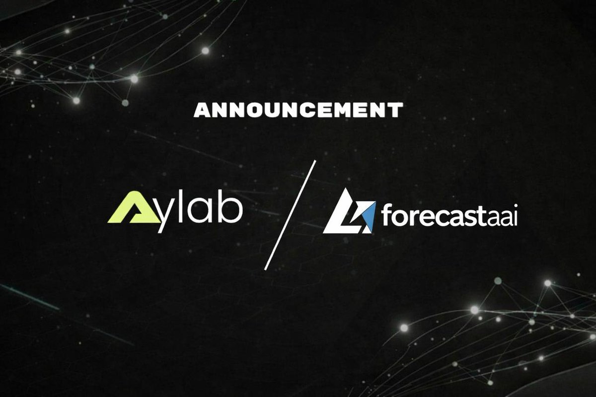 Aylab_io's tweet image. We’re teaming up with @ForecastAI to bring smarter, AI-driven insights to Web3 🤖📊

With Aylab’s growth engine, we’re scaling predictive analytics to a global audience.

#Aylab #ForecastAI #Web3AI