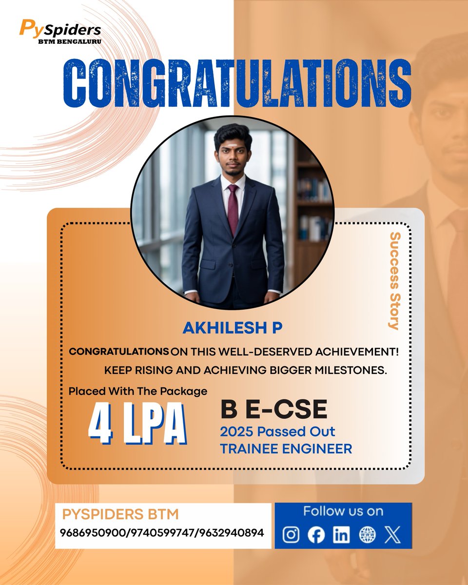 QSpiders, JSpiders & PySpiders BTM Layout tweet media