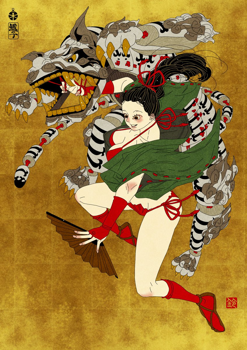 博多の傀儡子使い
hakata tiger
【描き下ろし】

SEIGO SUZUKI Art Exhibition by GAAAT
in FUKOUKA

gallery.gaaat.com/pages/seigosuz…

個展にて展示販売

#鈴木セイゴ