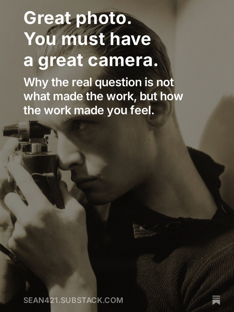 Seanski50's tweet photo. With Cartier-Bresson, the lesson is obvious: the camera did not make his iconic images. His eye did.

https://t.co/nIcB38xyBI https://t.co/urvSAfuTai