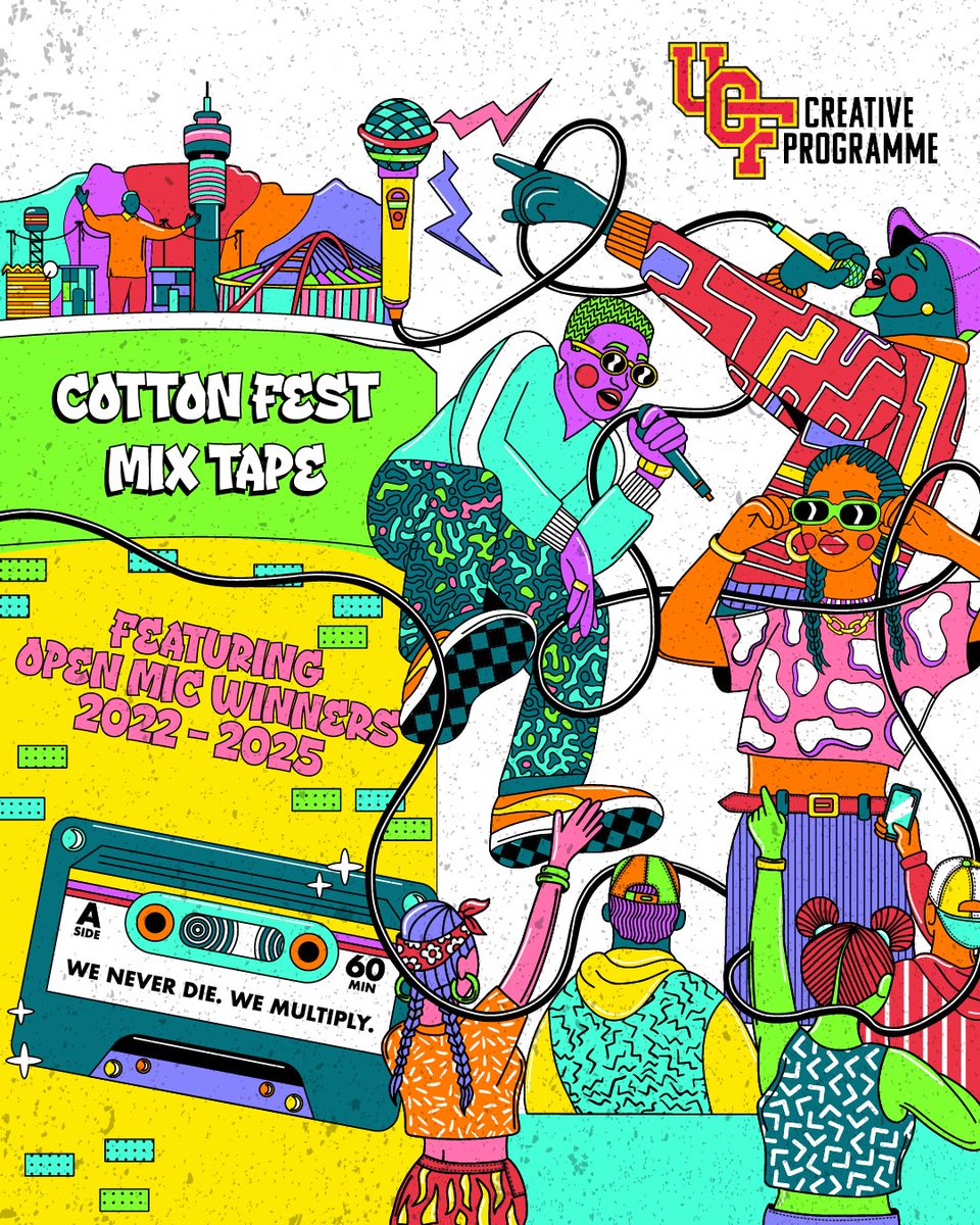 IbarPublicity's tweet photo. The Department of Music’s composition is here🎓🔥

The UCF Creative Programme presents the Class of 2026’s Cotton Fest Mix Tape - a curated body of work pulled straight from the culture and creatives shaping the moment🌊🎧

Swipe for the full tracklist
Stream on all platforms https://t.co/qvBwtFDt6j