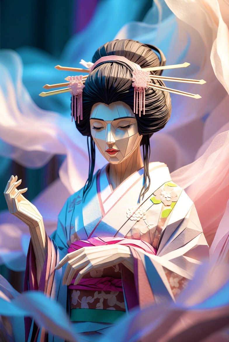 phokuinc's tweet image. ⚪️ Miniature beauty shaped by organic folds and layers of paper. 
#VisualPoetry #Origami #ArtInspiration