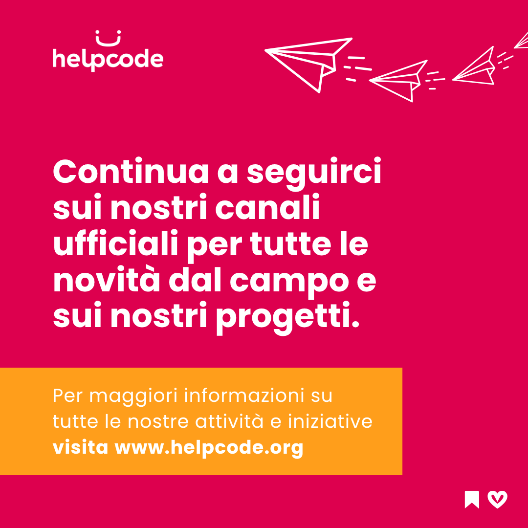 Helpcode Italia tweet media