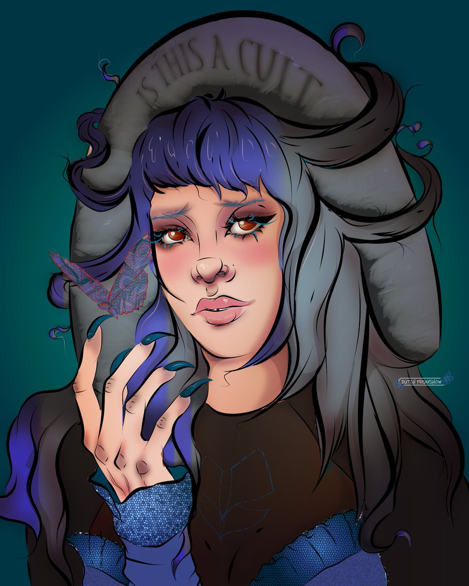 Is this a cult? 
- #melaniemartiezfanart #adobeillustrator 
-#HADES