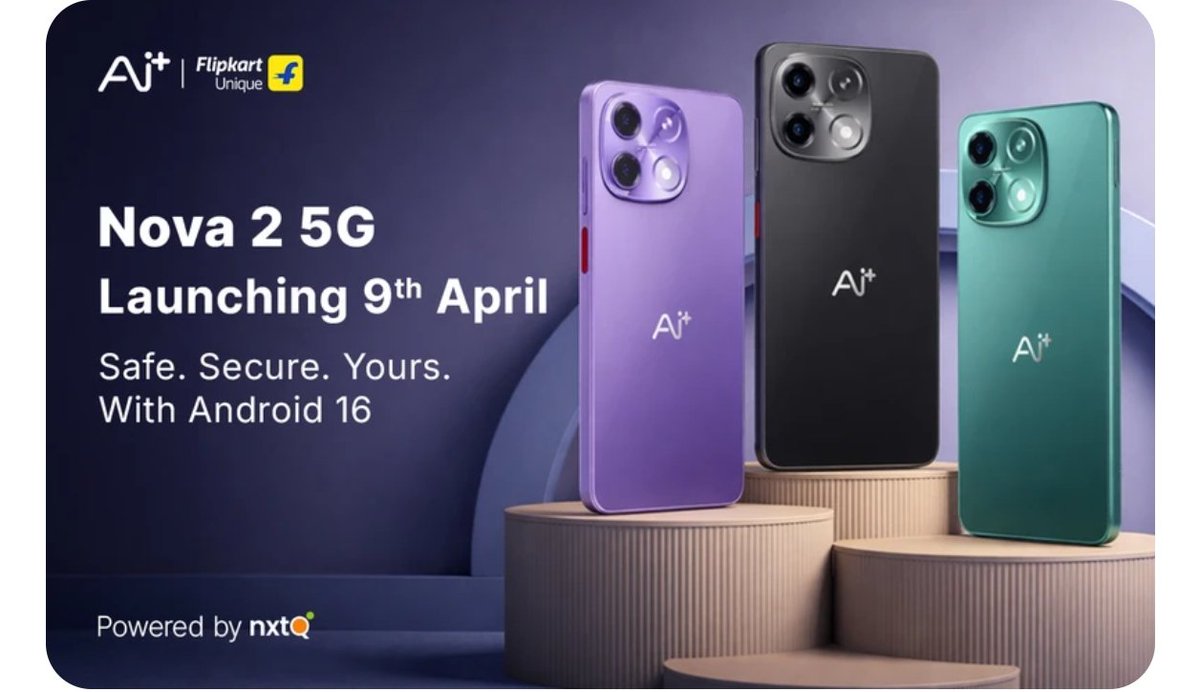 ayansonunigam's tweet photo. Ai+ Nova 2 & Nova 2 Ultra 🚨
Launch - 9th April in India 🇮🇳
#Nova2 #Nova2Ultra https://t.co/DHbaOzRcHC