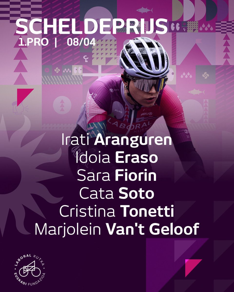 LABORALkTeam's tweet photo. #LaboralKutxaEuskadi 💜 #Scheldeprijs

Berriz ere arbideetara 🪨🇧🇪 https://t.co/zUtJptk3UU