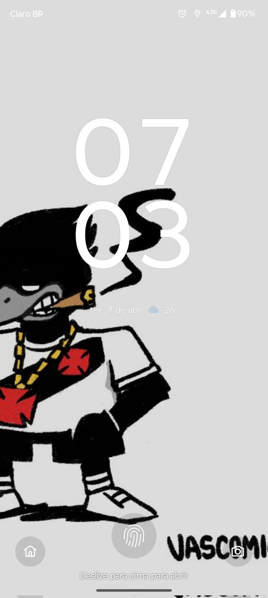 dantasnll's tweet photo. @vascomics A tua arte é literalmente meu bloqueio de tela https://t.co/fWftfaaihB