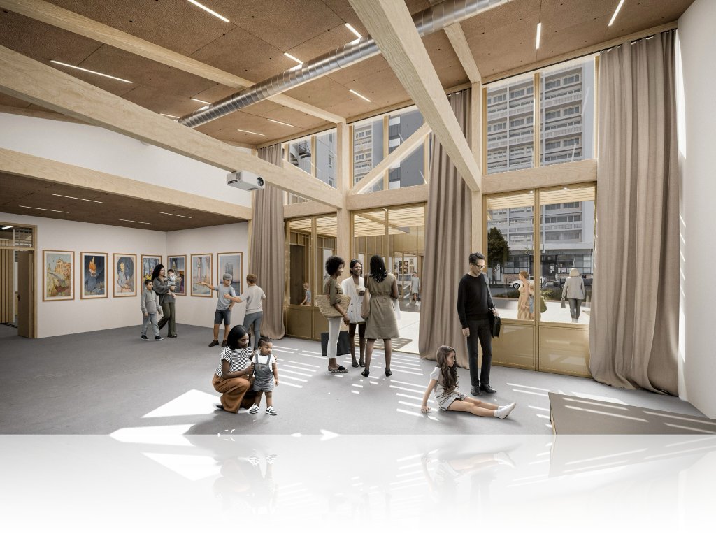 BMABordeaux's tweet photo. 🗣️ Bordeaux : BMA réhabilite & agrandit le centre d’animation des Aubiers – Le lac pour la Ville de Bordeaux.
● Livraison prévue en 2027.
https://t.co/7CmmbBe3CR
#Bordeaux #AménagementUrbain #ProjetUrbain #EquipementUrbain #CentreAnimation #ANRU #Architecture #Réhabilitation https://t.co/OQpQppFGE1