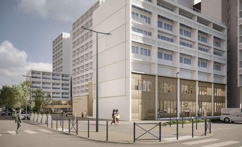 BMABordeaux's tweet photo. 🗣️ Bordeaux : BMA réhabilite & agrandit le centre d’animation des Aubiers – Le lac pour la Ville de Bordeaux.
● Livraison prévue en 2027.
https://t.co/7CmmbBe3CR
#Bordeaux #AménagementUrbain #ProjetUrbain #EquipementUrbain #CentreAnimation #ANRU #Architecture #Réhabilitation https://t.co/OQpQppFGE1