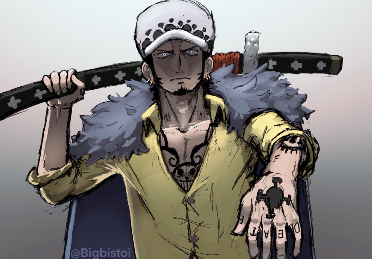 Bigbistoi's tweet photo. Trafalgar D. Water Law

#ONEPIECE〜 #fanart #art https://t.co/7UAFxb67ge
