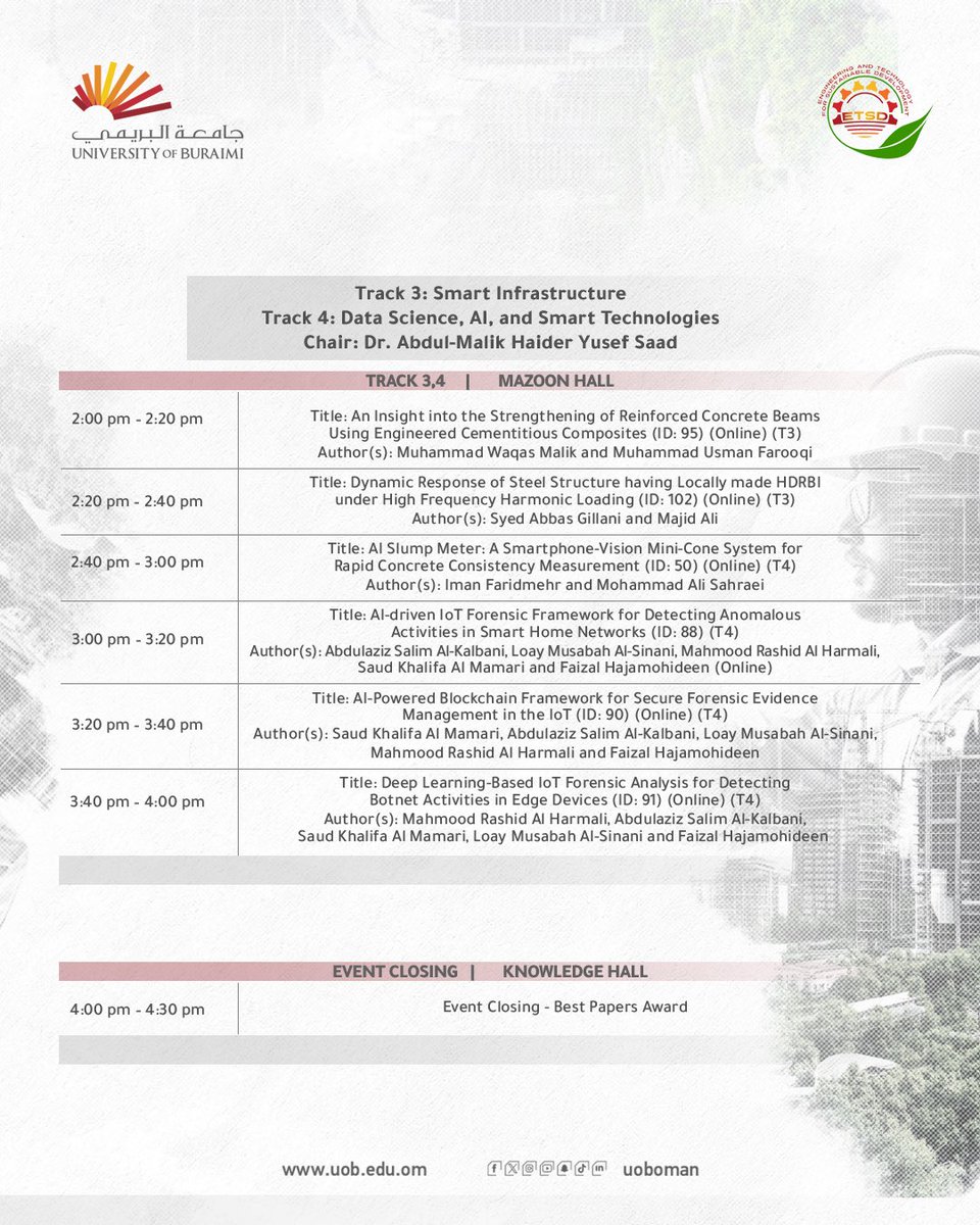 University of Buraimi جامعة البريمي tweet media