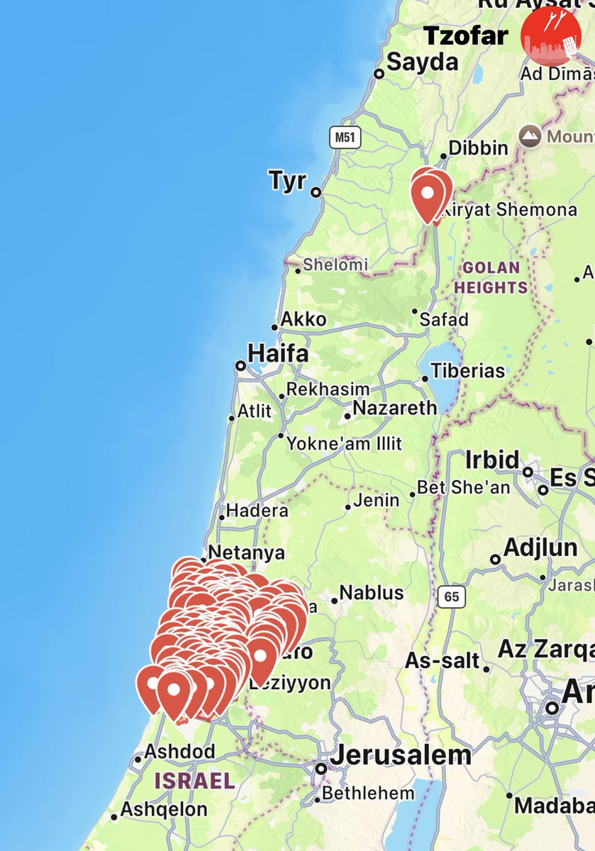 Mirha1206's tweet image. NOW 🔴
Coordinated Hezbollah &amp;amp; IRGC strike hits central and northern Israel 🇮🇱 #IsraelUnderAttack #Hezbollah #IRGC #IranWar‌ #iran #bahrain #telaviv #tehran #yemen #jordan #israel #kuwait #dubai #UAE #turkey