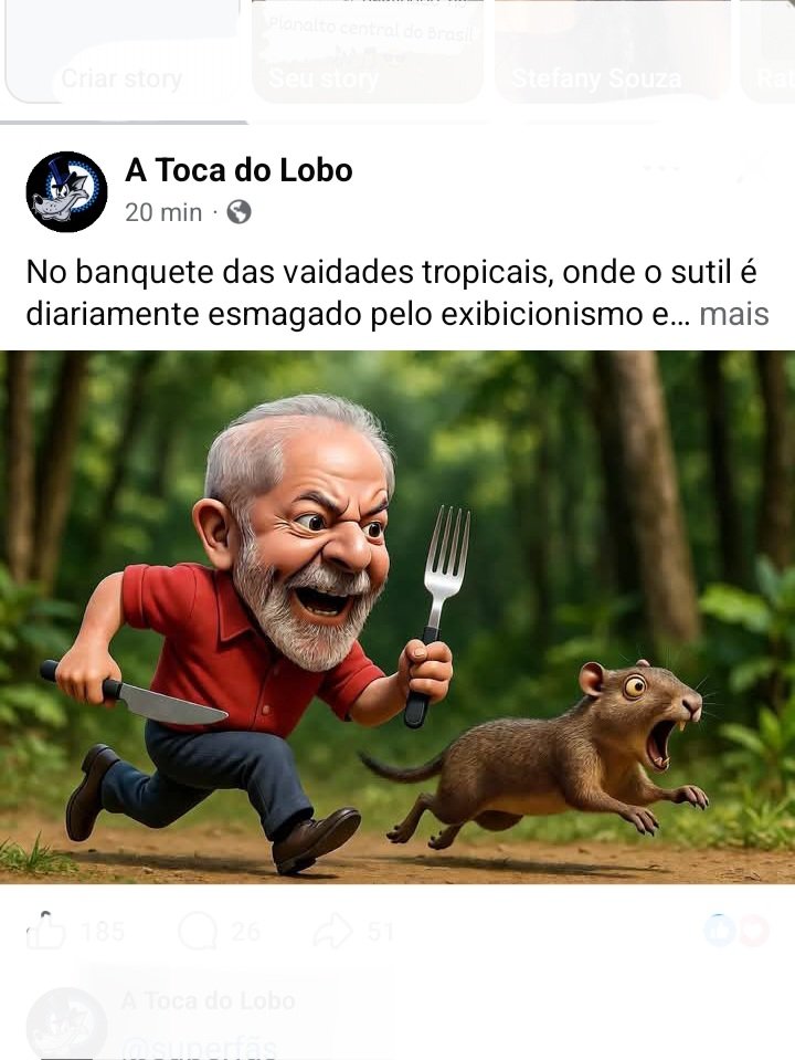 DosEdionilson's tweet photo. @LulaOficial Xuxa? Dicaprio?.Greta Thunberg? Cadê os veganos e toda a cambada se proteção aos animais silvestres? https://t.co/ic7X6YFiuC