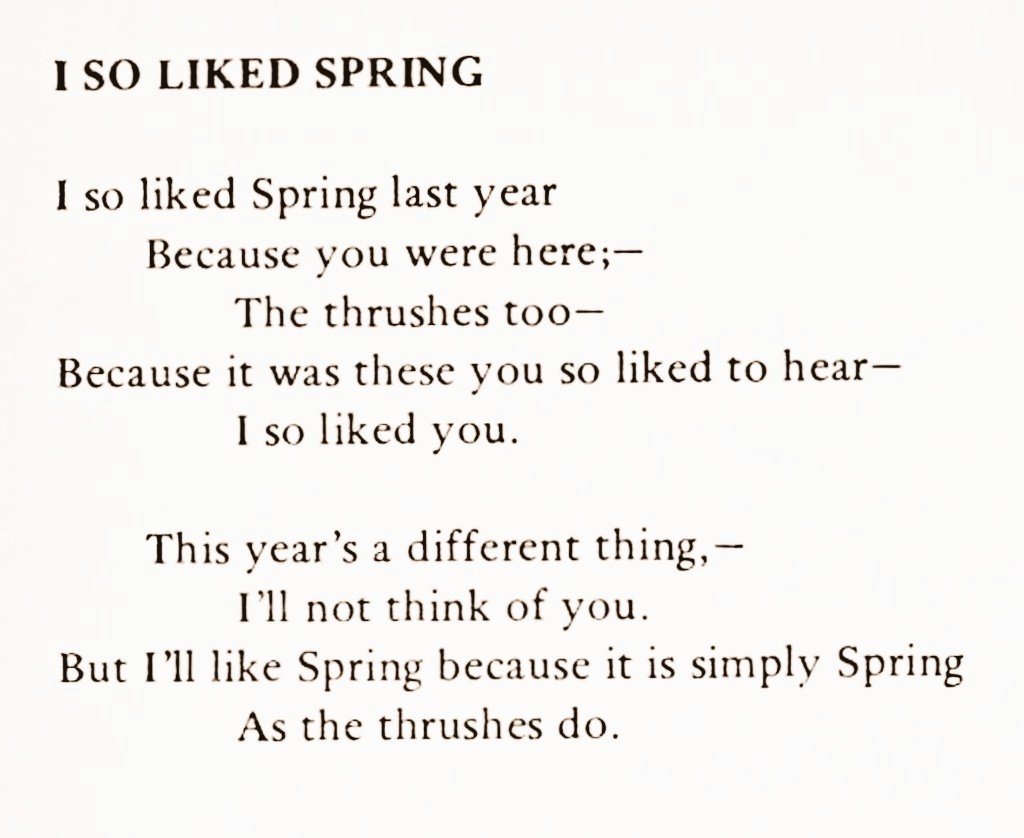 arealmofwonder's tweet photo. "I so liked Spring last year..."

• Charlotte Mew • https://t.co/MGGs6S5ldm