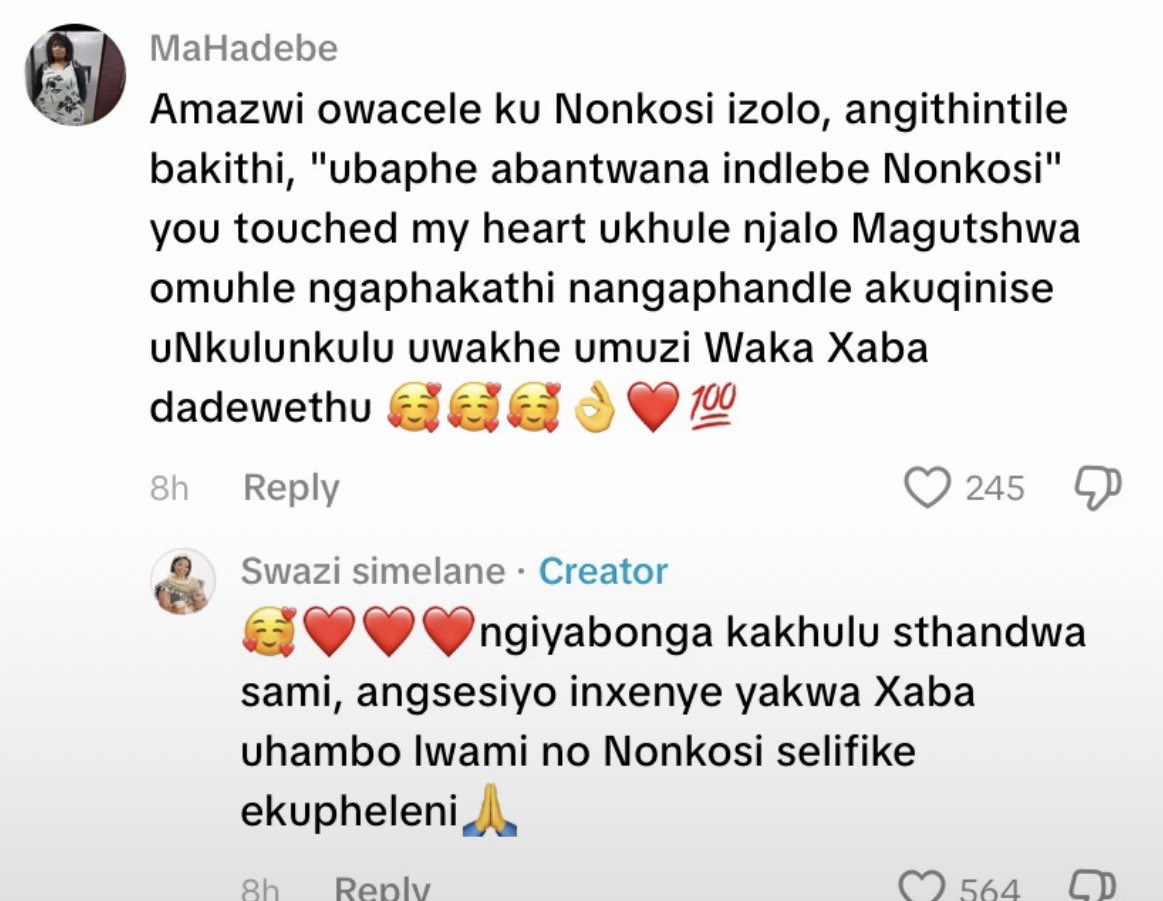 destiny_ndlovu's tweet image. She choose herself and her peace 👏🏻👏🏻

Swazi confirms she's no more with VJ what a matured young lady ...wish her nothing but the best for her new Journey.