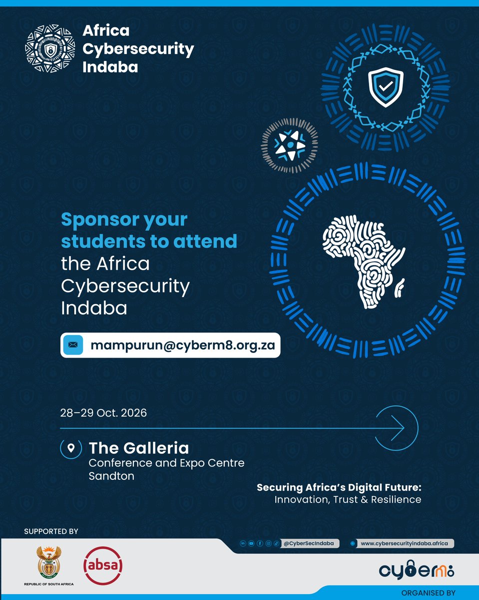 Africa Cybersecurity Indaba tweet media