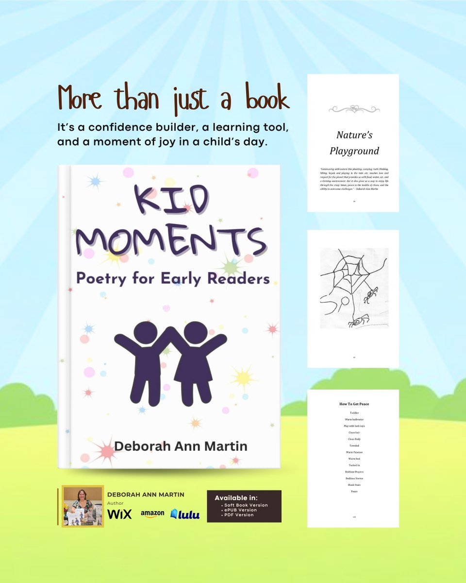 DeborahMar35329's tweet image. This is more than a book.

It’s a confidence builder, a learning tool, and a moment of joy in a child’s day.

amazon.com/dp/B0F64M87S9?… 

#KidsLearning #EducationalBooks #ChildDevelopment