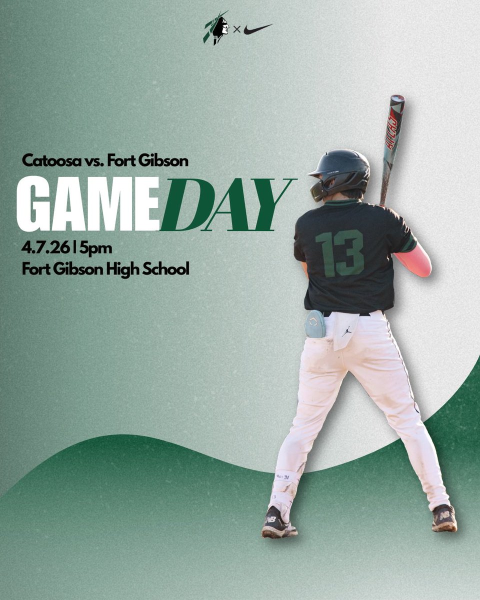K2CBaseball's tweet photo. 🆚 | Fort Gibson Tigers
🕛 | 5:00pm
🗓 | Tuesday, April 7, 2026
📍 | 500 South Ross, Fort Gibson, OK 74434 https://t.co/D2OsohpedT