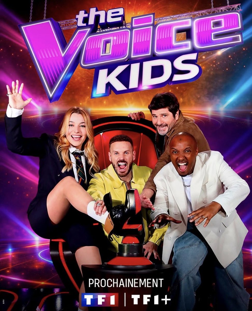 FredoStudioOff's tweet image. Les coachs de  #TheVoiceKids 2026 seront @Sopranopsy4 @MPokora @patrickfiorioff et #Santa !!
On change pas une équipe qui gagne !!