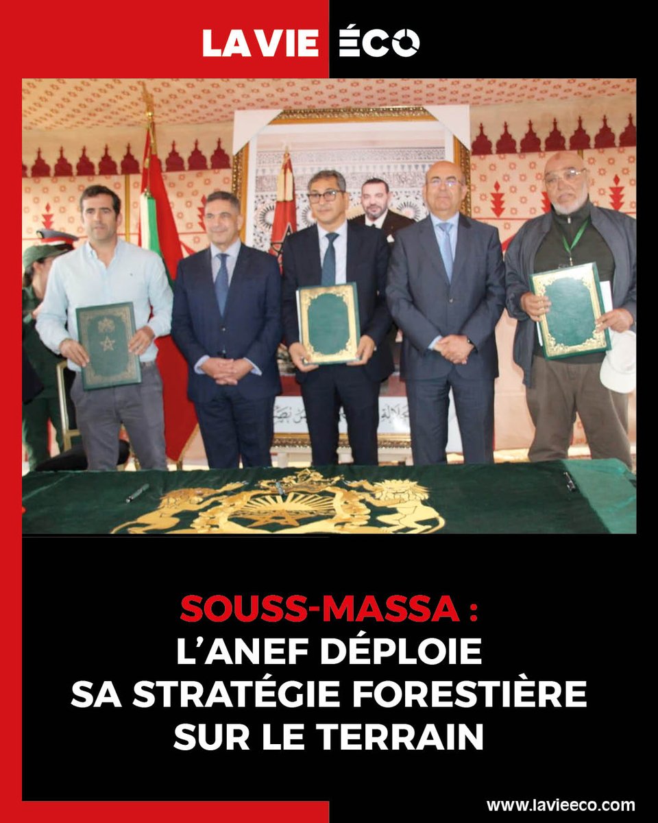 JournalLavieeco's tweet photo. Les projets engagés misent sur la réhabilitation des écosystèmes, la valorisation des filières forestières et l’appui aux populations locales. A Taroudant, un nouveau plan forestier provincial de 705 millions de dirhams.
🔗https://t.co/glMZh9Cudi
#SoussMassa https://t.co/yBQE3XwvrB
