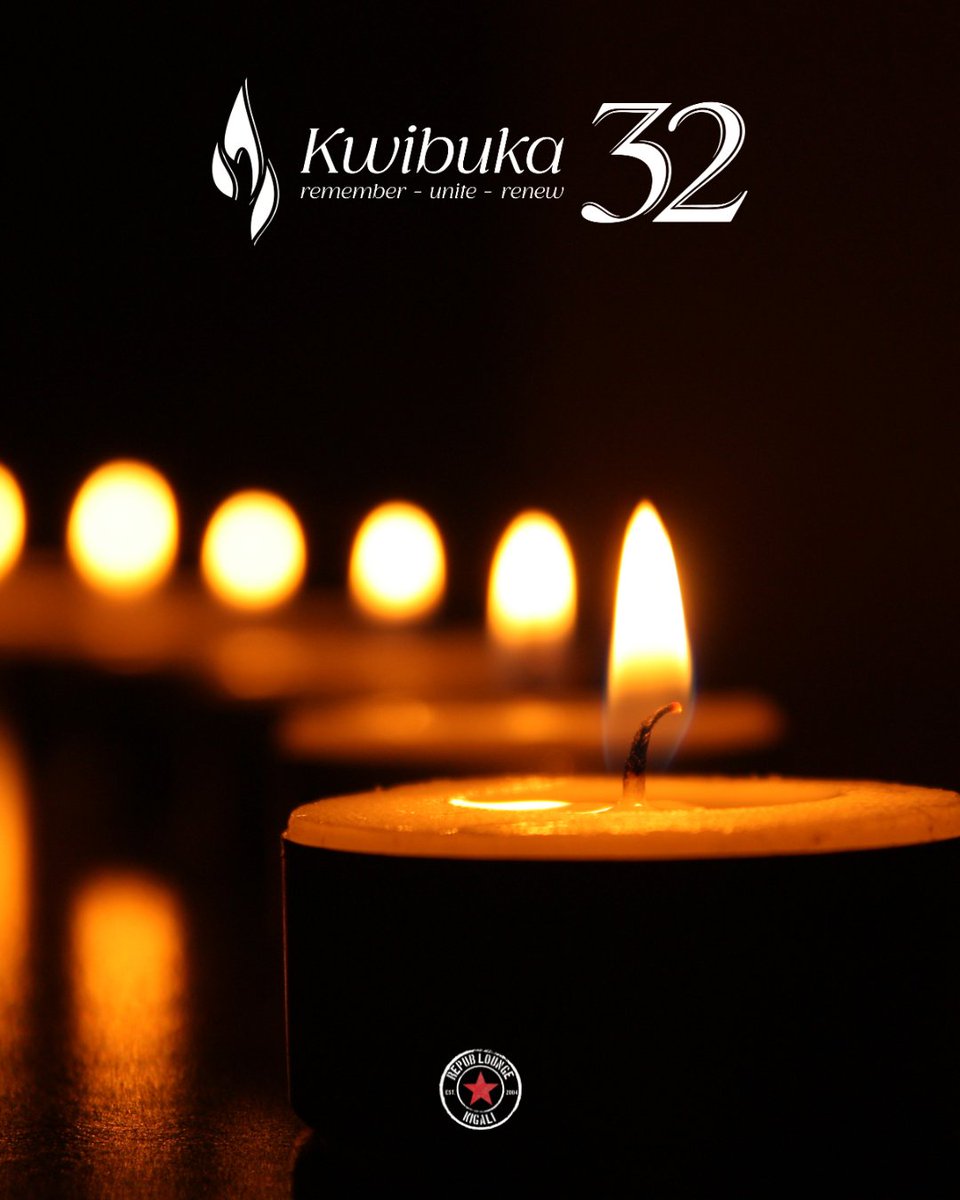 republounge's tweet photo. 32 years later, our hearts are with all Rwandans as we commemorate the 1994 Genocide Against the Tutsi. 🕯️

We remain inspired by the resilience of this nation and committed to honoring the memory of all lives lost by fostering unity and fighting erasure and denial.

#kwibuka32 https://t.co/suYNG0Gsr0