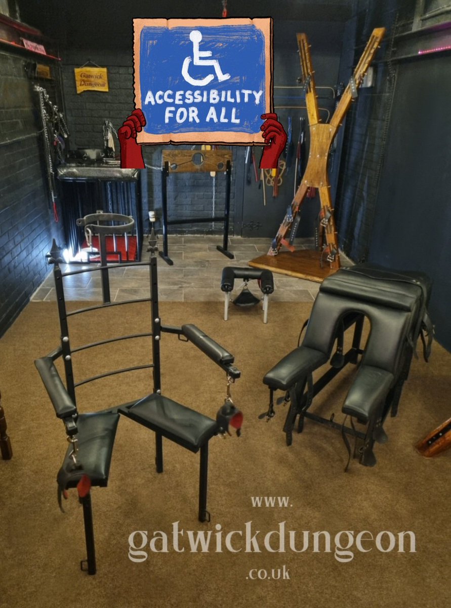 GatwickDungeon's tweet photo. I have been asked if the premises is accessible by wheelchair and if the furniture can be moved to accommodate those with mobility issues. The answer to both those questions is YES.

#inclusive #everyonewelcome https://t.co/UqgJz7Um5U