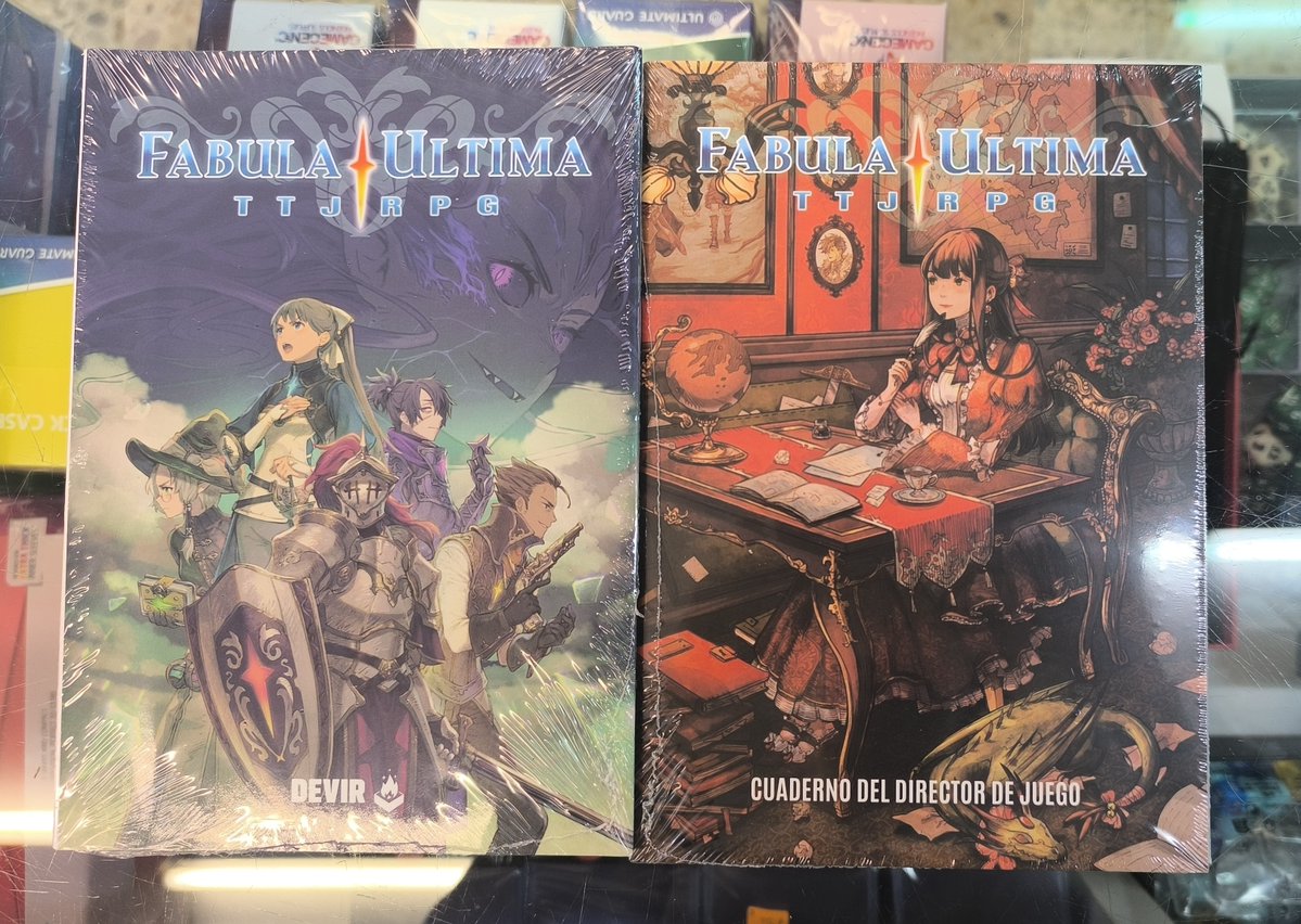 🎲REPOSICIÓN #Rol 📚 
Tenemos de nuevo #FabulaUltima libro básico y de director.
👉lamaquinadeltemps.com/78-libros-de-r…

#Badalona