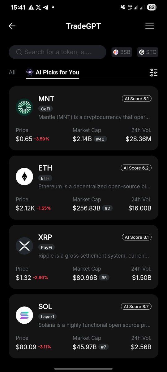 Btcking2000's tweet photo. @BybitSriLanka My bybit top pick is Tradegpt feature,it is help to get suitable trade entries and give reliable signals
#BybitSriLanka https://t.co/9F4eJZAGSf