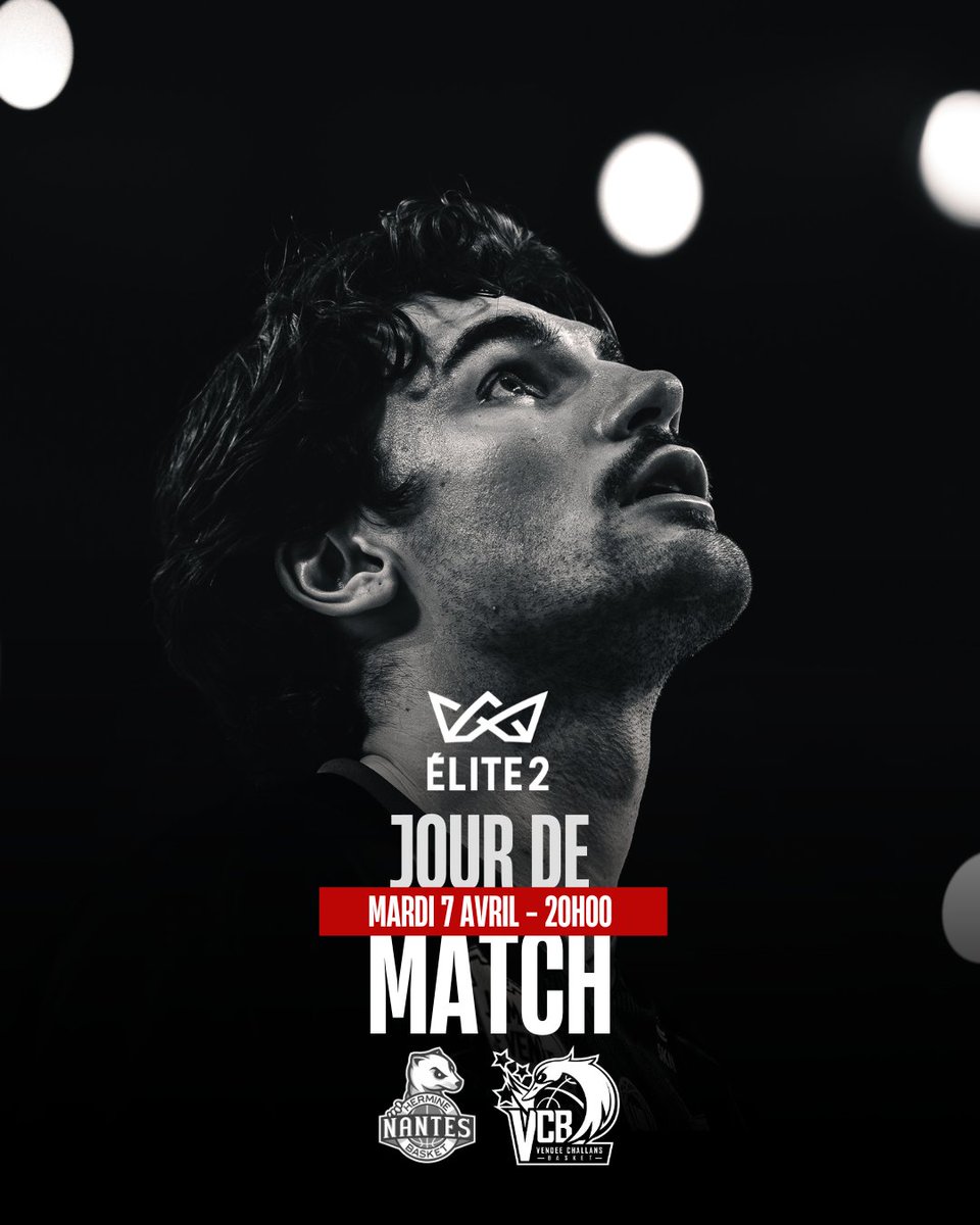 VCBofficiel's tweet photo. ๐๐จ๐ฎ๐ซ ๐๐ ๐ฆ๐๐ญ๐๐ก | Direction... Nantes pour un derby chaud bouillant ! ๐ฅ
๐ | #Elite2 - Journรฉe 31
๐ | @NantesBasket44ย
๐๏ธ | La Trocardiรจre
๐ฃ | 20h00
๐บ | https://t.co/3ZDFztMXIa
#VCBFamily https://t.co/cWor6OKuJ8