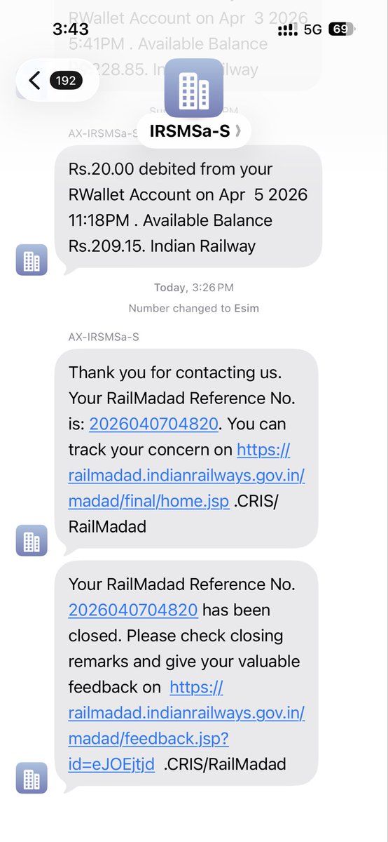 Ashu_since1998's tweet photo. @IRCTCofficial No resolution just open the case and closed it https://t.co/Uki7ZfKb2n