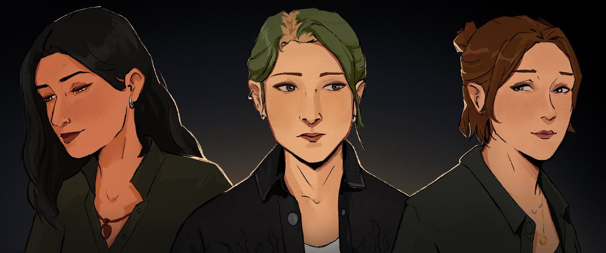 Trying some different hairstyles