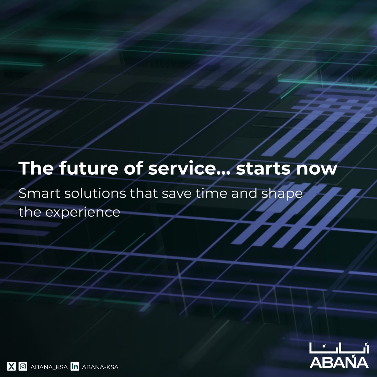 ABANA_KSA's tweet image. Smarter Technology… Better Experience.
Toward a faster, more precise, and highly efficient future.

#Unlocking_New_Possibilities
#DigitalTransformation #CX