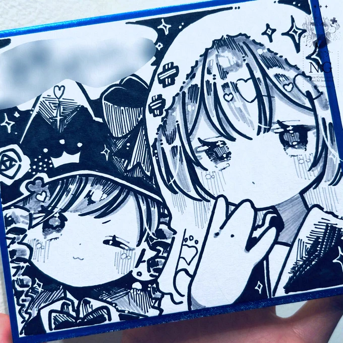 描かせていただいた色紙の一部です!
大体20〜30分で制作しています 