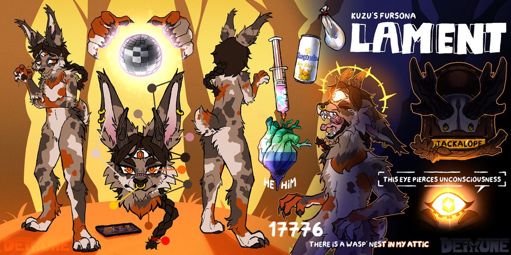 deixune's tweet photo. refsheet commission from kuzutoutcourt, its a jackalope

#furry #furryart #furrycommission #furrycommissions #fursona #fursonaart #art #drawing #draw #furryartist #furryartwork #furrydrawing #jackalope #jackalopefursona https://t.co/xhdIOy7IWq
