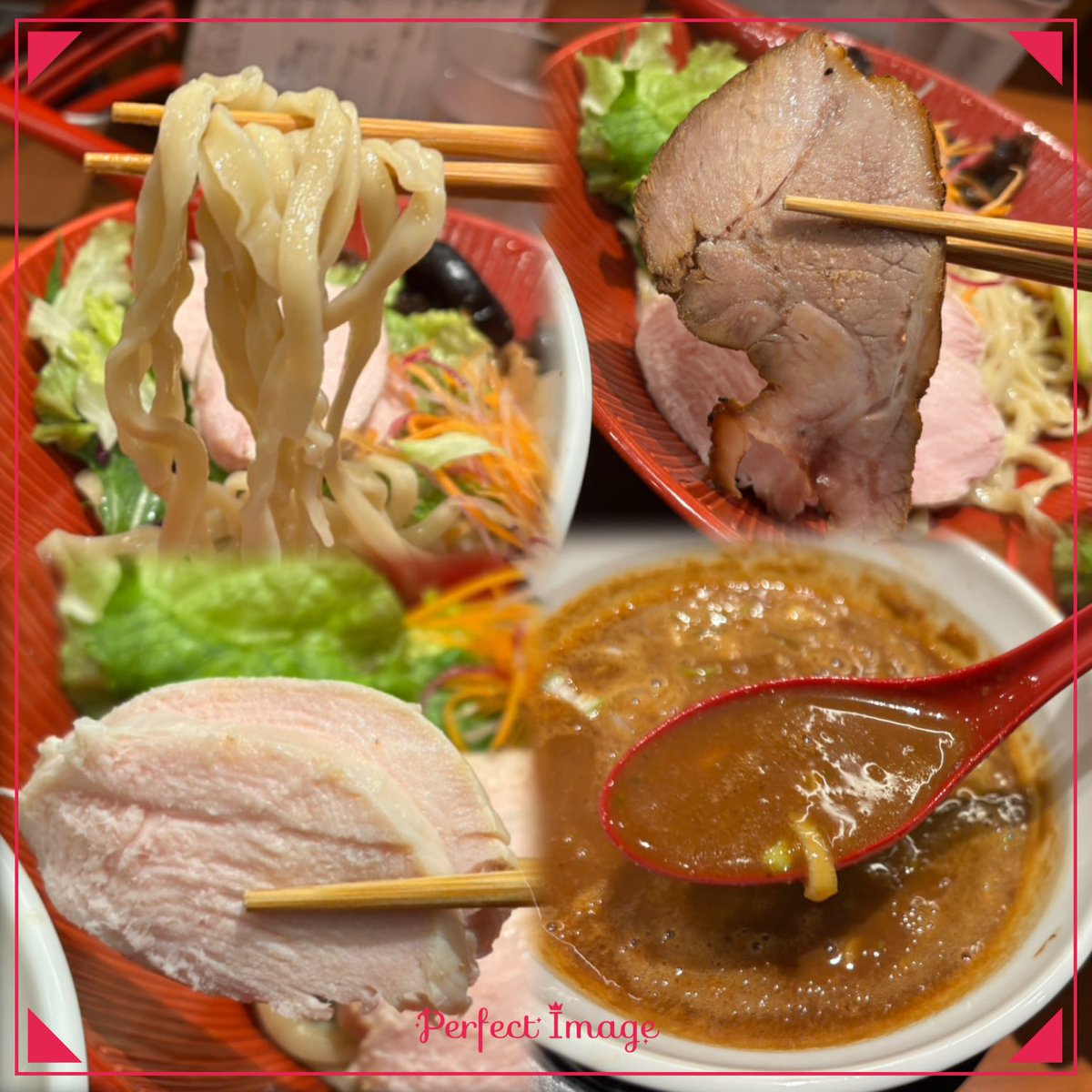 nabonayo2's tweet photo. ラーメン探訪『二閑人』元町・中華街
つけ麺・鶏チャーシュー

初訪🔰
超濃厚な動物系のつけ汁､見た目程くどくは無く酸味や辛味もある不思議な後味😊👌生野菜や木耳トピも珍しい👍豚に鶏チャーシューは優しい味付け💯💯💯強烈な食感の平打ち麺は激旨🈵🌈流石､鎌倉の銘店の系譜､ご馳走様でした🍜🙏🙇‍♀️ https://t.co/NDg1Zrh3si