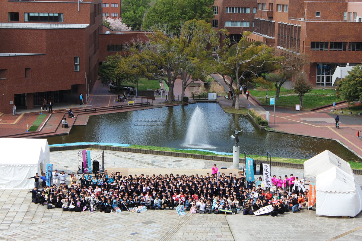 tsukuba_shinkan's tweet image. 🌸一斉歓迎1部2部集合写真（高画質版）です🌸

＃筑波新歓2026